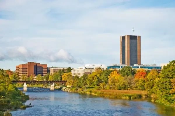Die Stadt und Natur Ottawas