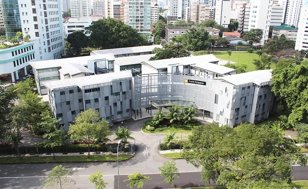 Der Campus der Curtin University Singapore