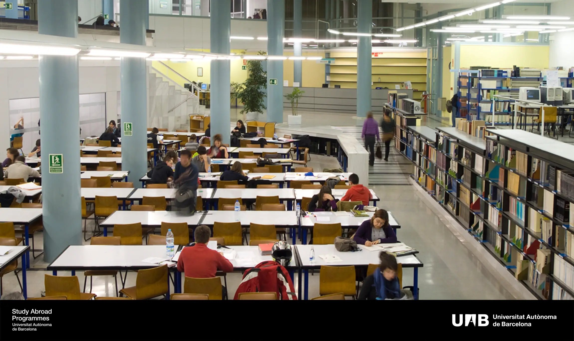 Die Bibliothek der Universitat Autònoma de Barcelona