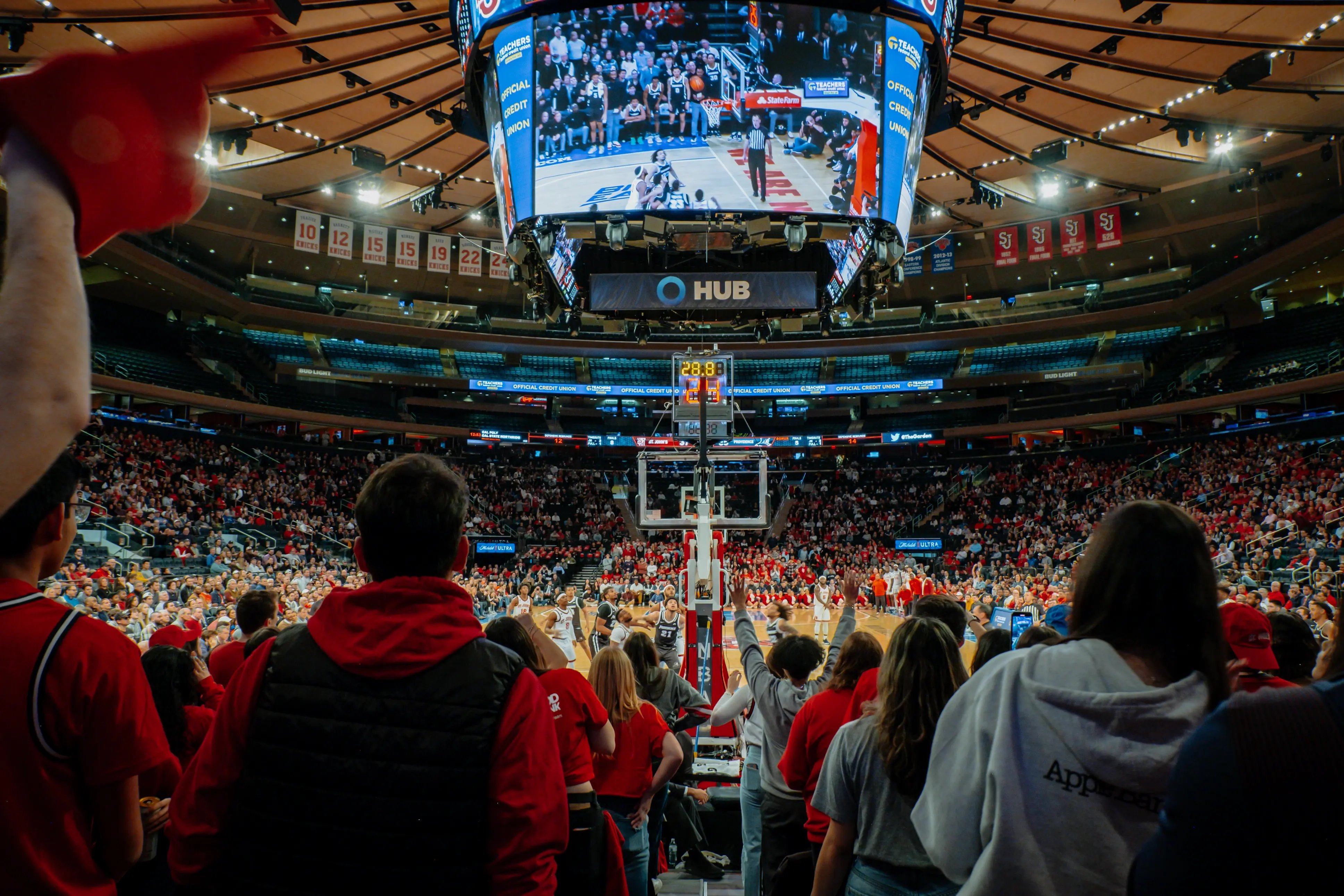 Basketball Spiel in der St. John's University